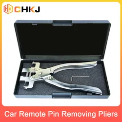 CHKJ-Alicates de extracción de pasador de montaje de Control remoto de coche, llave plegable, herramienta de eliminación de pasador fijo, herramientas de cerrajero, alta calidad