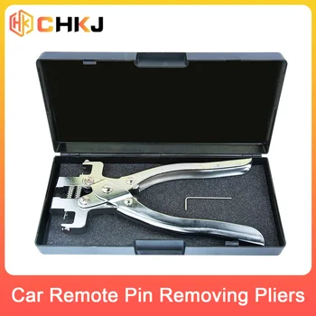 CHKJ-고품질 자동차 원격 제어 장착 핀 플라이어 제거 접이식 키, 고정 핀 제거 도구, 자물쇠 도구