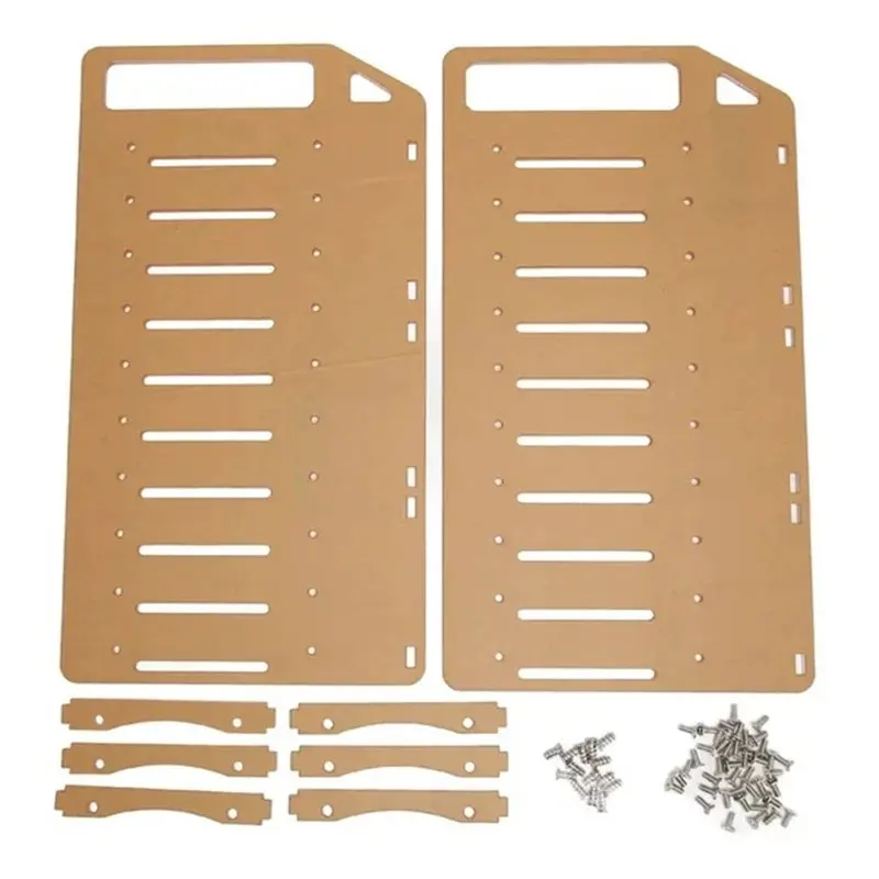 

Y43A-10 Многоуровневая стойка для жестких дисков, кронштейн для расширения отсеков для HDD, прозрачная акриловая полка-бокс для жестких дисков 3,5 дюйма для настольных ПК