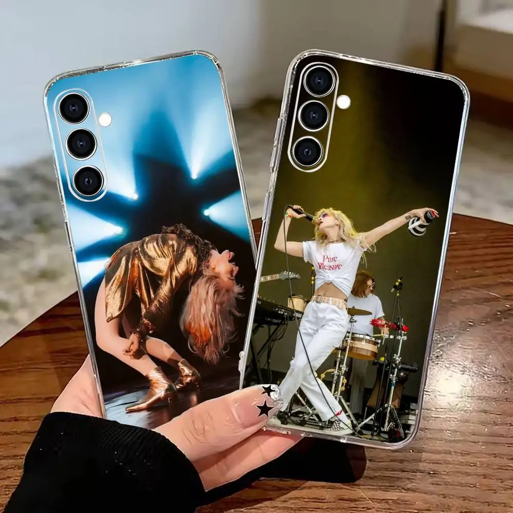 ambient experimental Hayley Williams  Phone Case for Samsung Galaxy A55 A06 A16 A26 A36 A56 A25 A35 A15 A54 Clear TPU Soft Case