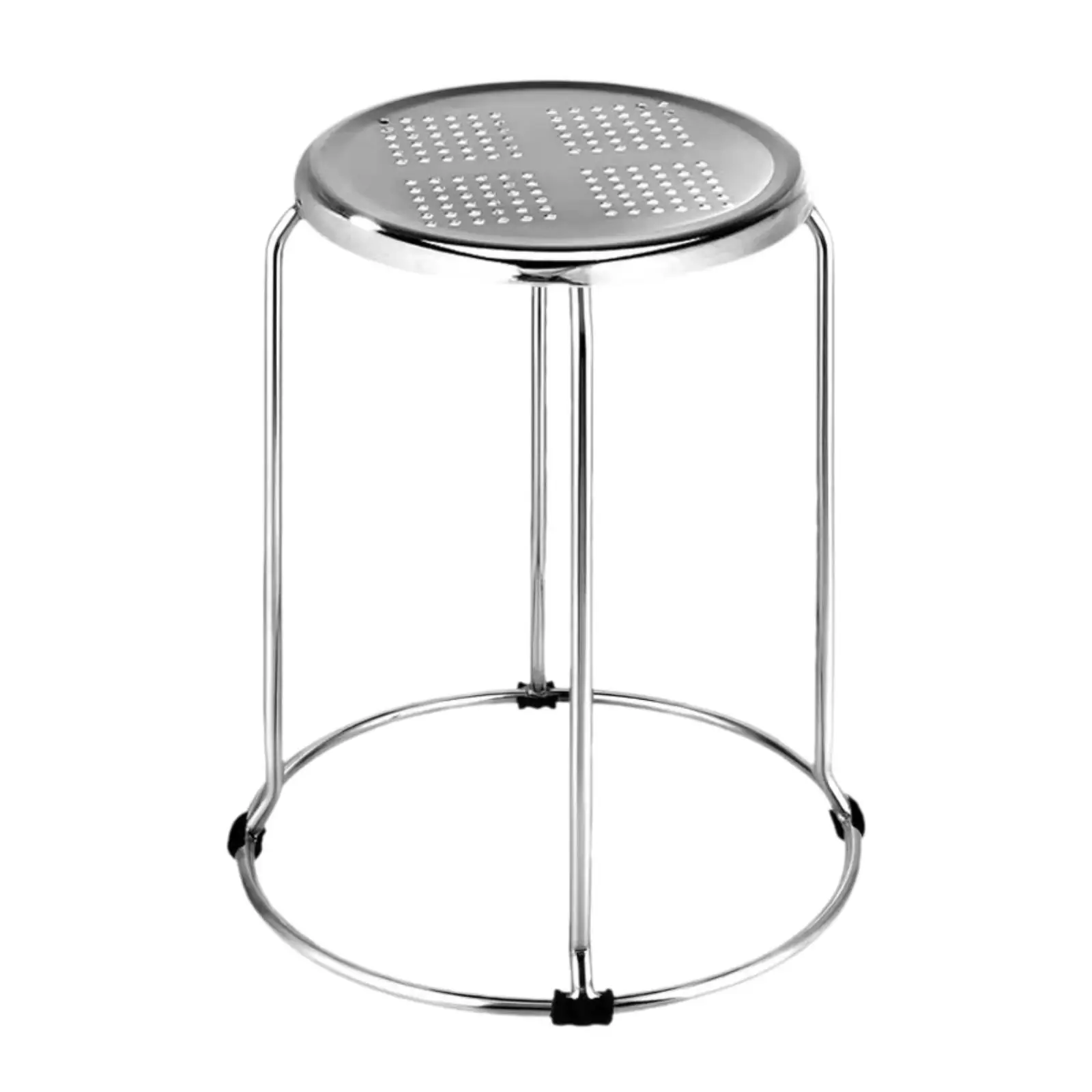 Backless Counter Chair Bar Chair Stackable Barstool Flexible Seating Lightweight 36cmx45cm Round Dining Stool for Kitchen