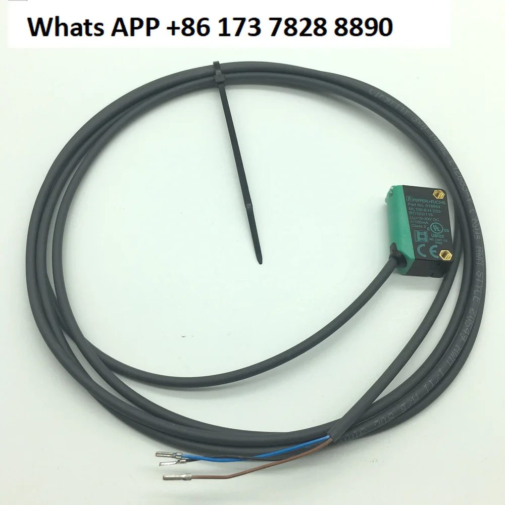 P + F Pepperl + Fuchs ML100-8-H-250-RT/102/115 NPN triangular photoelectric sensor red light 250mm adjustable induction