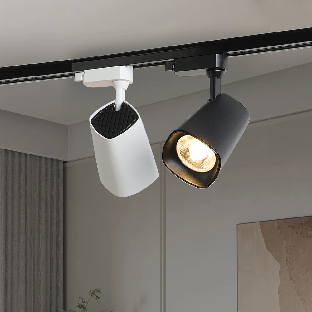 Spotlight Led Surface Mounted Nordic Style 20W 30W 40W 360 Rotating Ceiling Ceiling Installation Family Store Track Lights