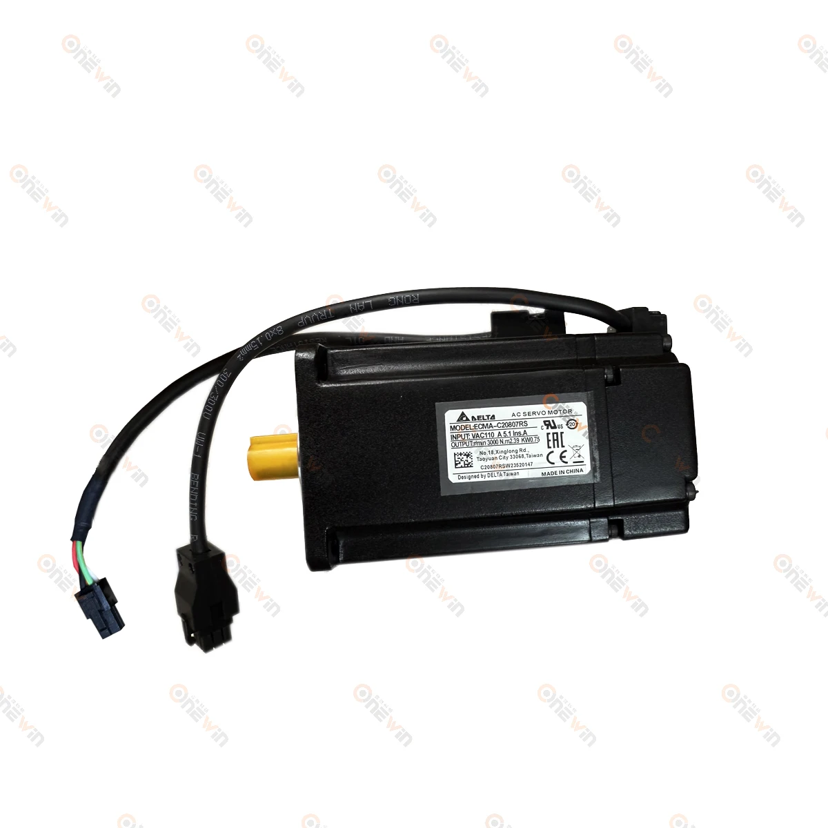 Delta 750W 220V AC Servo Motor 2.39NM 3000rpm 17bit  ECMA-C20807RS ECMA-C20807SS
