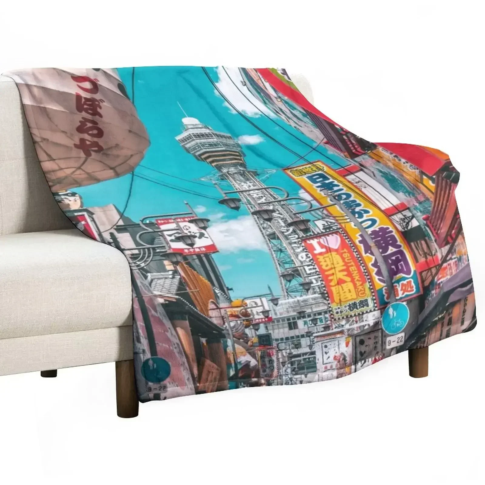 Anime Osaka Blues Throw Blanket Flannels manga Blankets