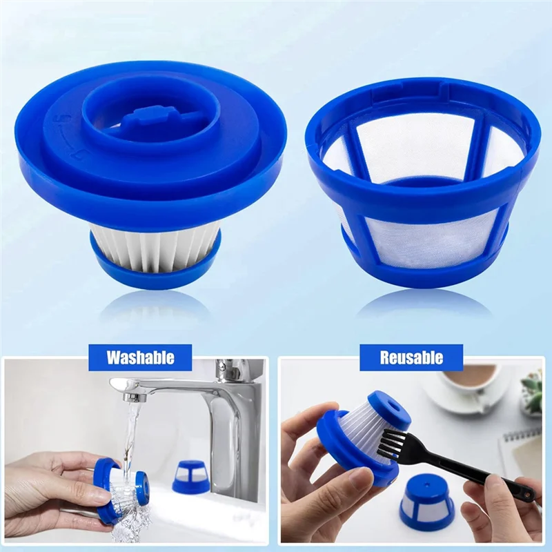 HRBAJ-4 フィルターアクセサリー、Eufy Homevac H11 および H11 コードレスハンドヘルド掃除機用掃除機フィルターアクセサリー