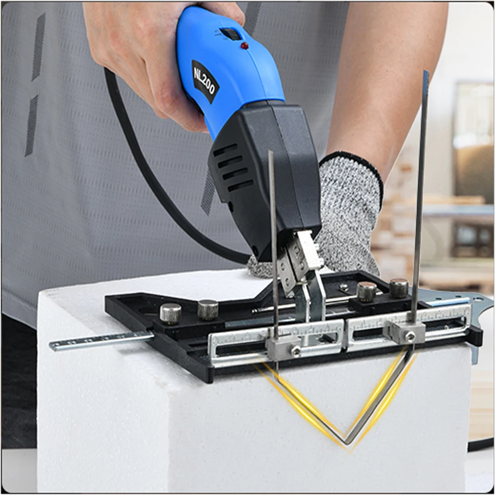 Electric Foam Cutter Knife Handheld Electric Foam Thermal Cutting Machine Foam Polystyrene Slotting Tool 110/230V 250W Hot Knife