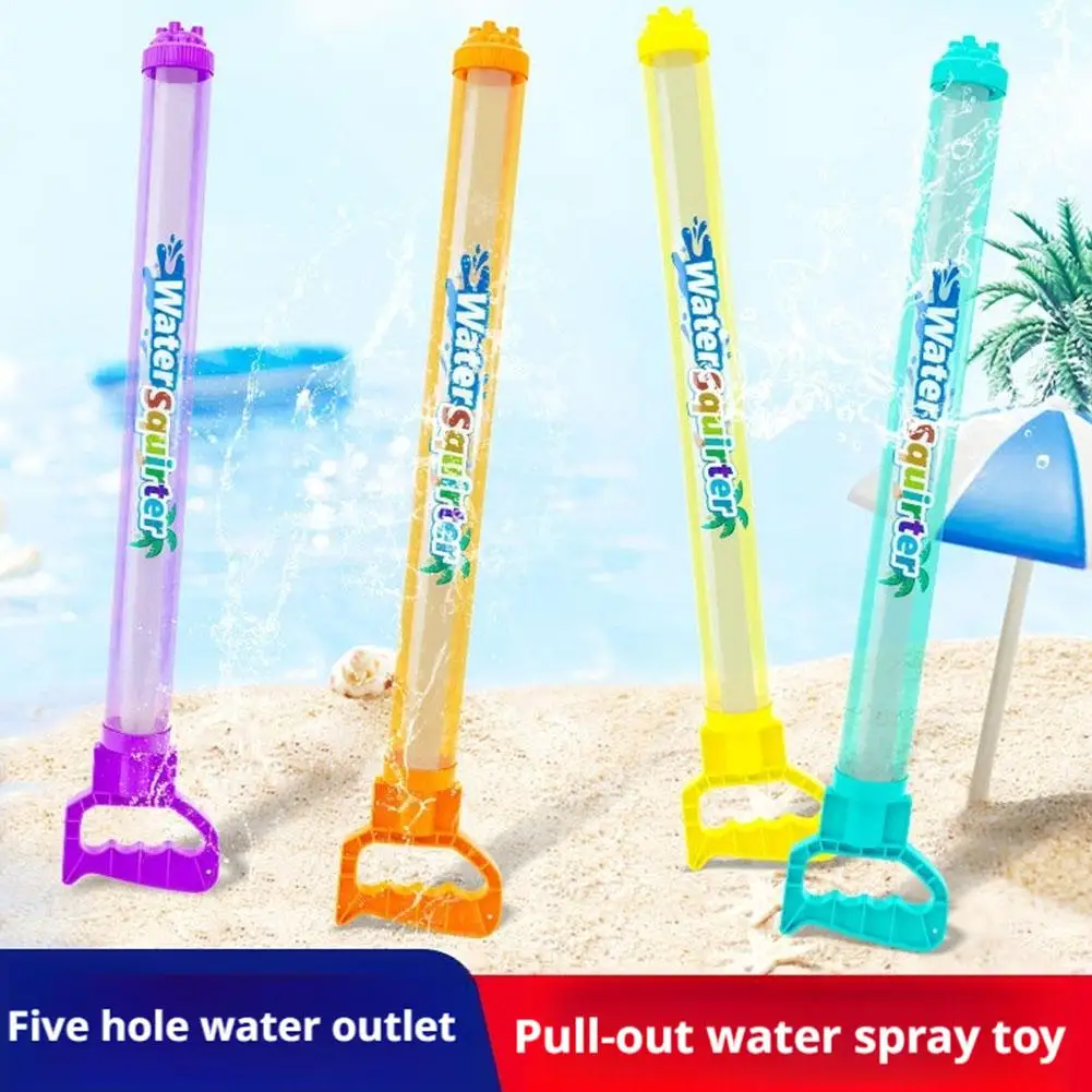 Pistolet à eau à la dérive, artefact à cinq trous, pulvérisation d'eau extractible, pistolet à haute pression, jouet épais, aspiration de guerre d'eau, Outd R1B9