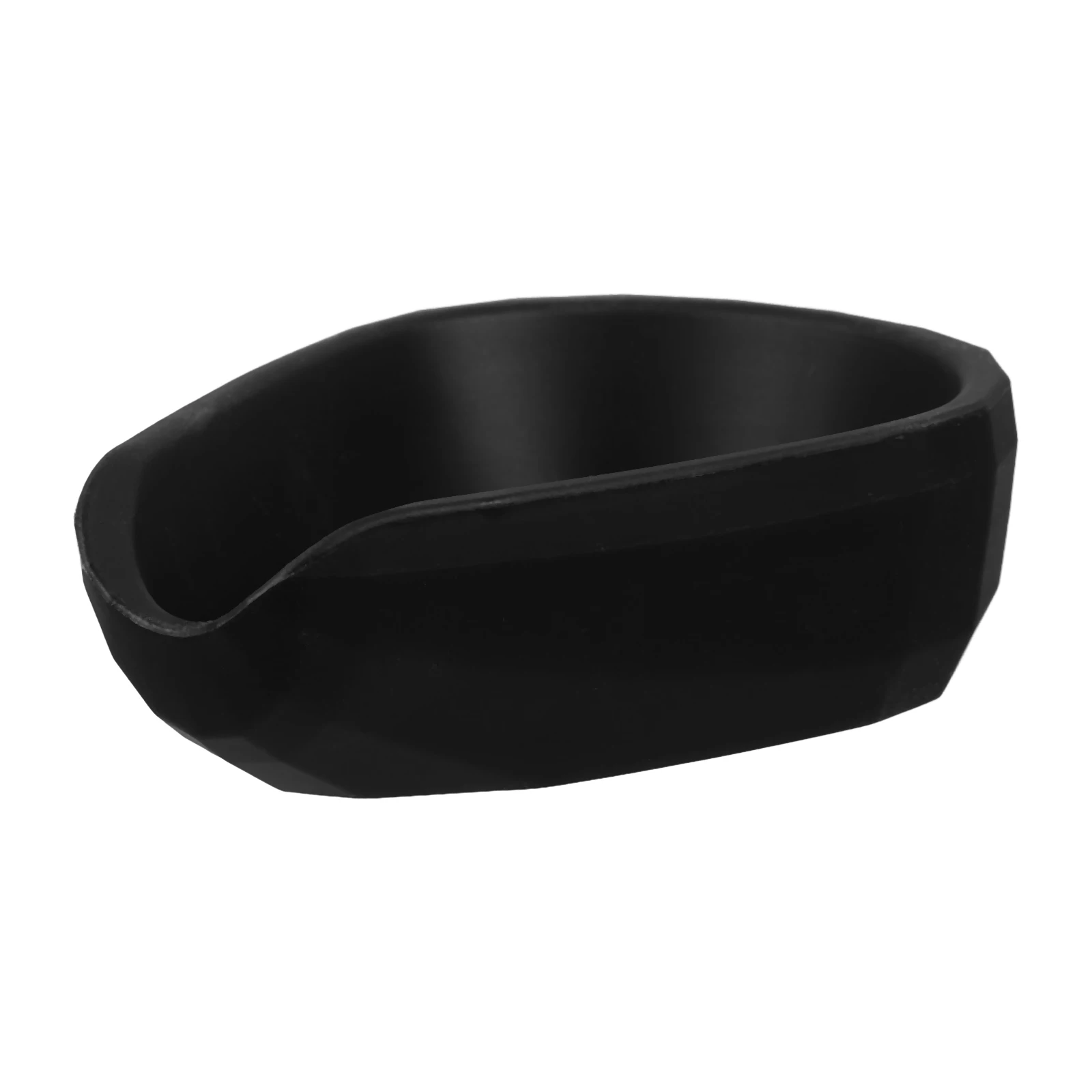 

Coffee Bean Measuring Tray Black Small Holder Display Plate Sample Dish Dosing Cup Compact Lightweight Portable Kitchen Dining