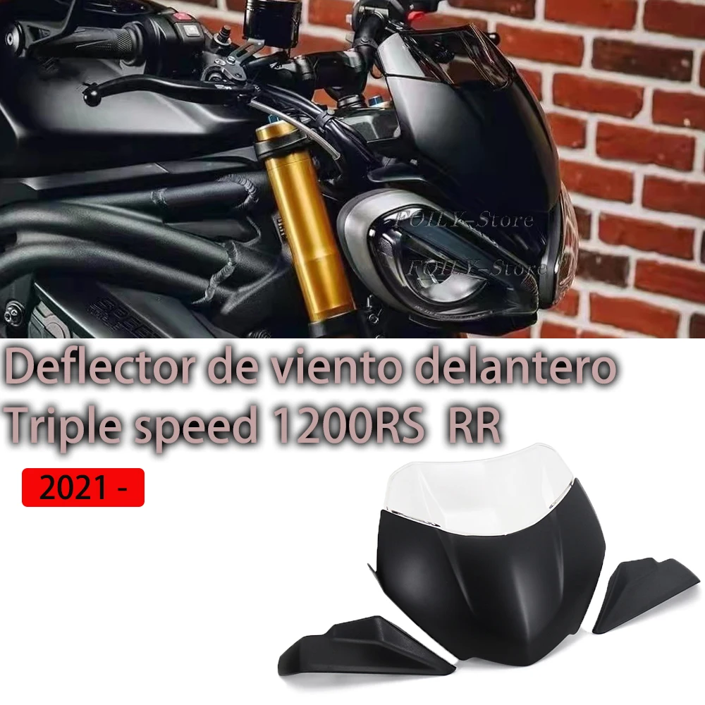 

Parabrisas para motocicleta SPEED TRIPLE 2021 RR RS, Deflector de viento para Triple velocidad 1200RS, 2022, nuevo, 1200