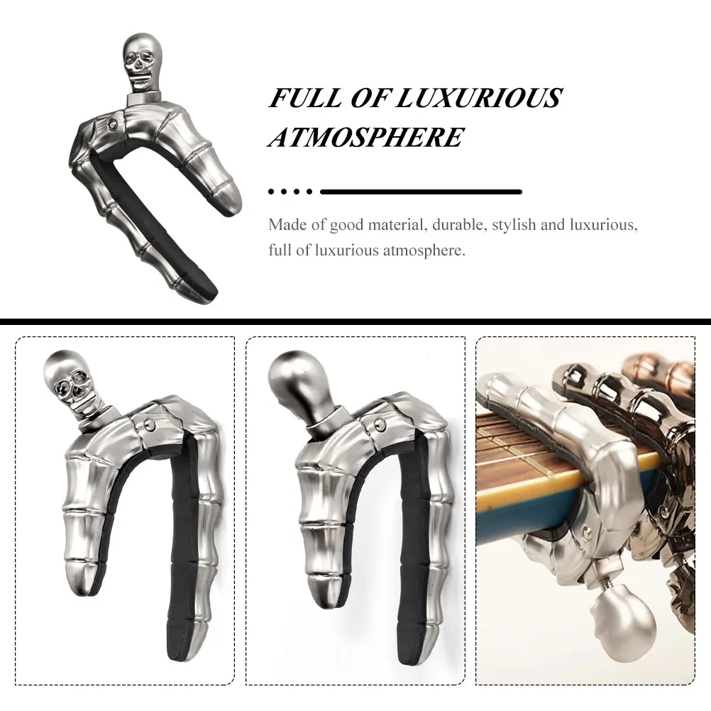 

Guitar Capo Tuning Clip Portable for Classical Cool Zinc Alloy Tuner and Ukulele