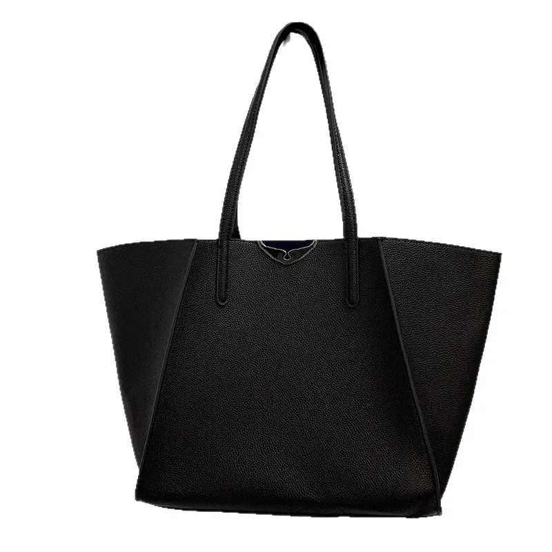 حقيبة حمل سوداء ذات سعة كبيرة 2025 حقيبة ZV نسائية عصرية جديدة بتصميم فاخر حقيبة يد ريترو