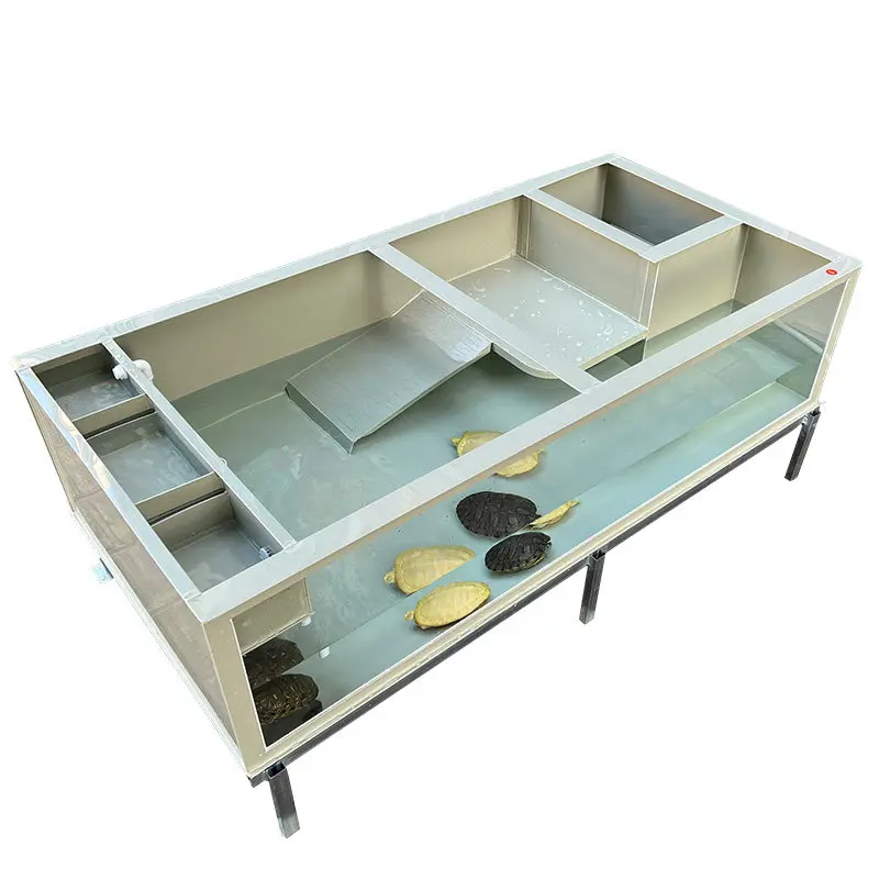 Household breeding egg turtle egg laying pool filter belt drying table integrated box