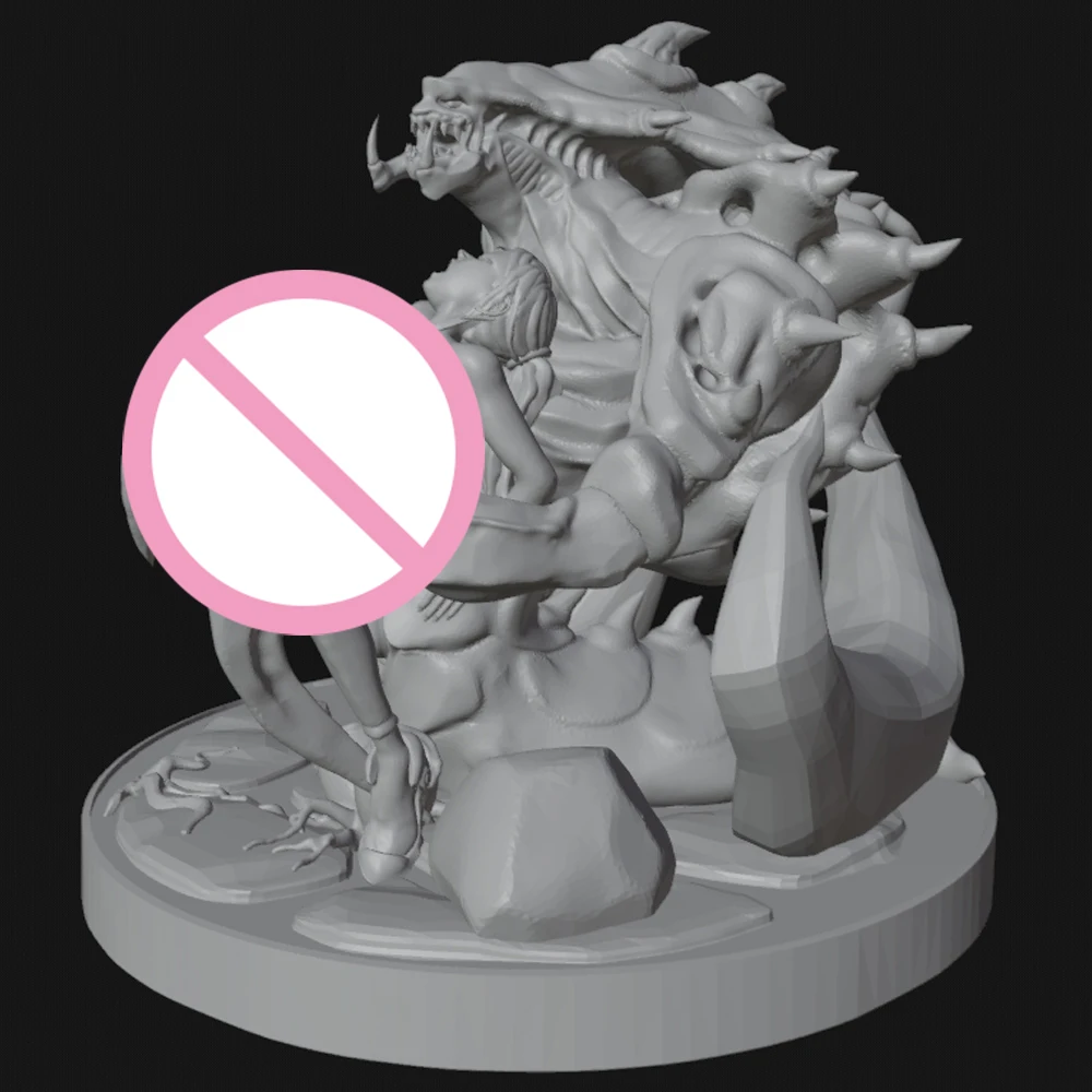 NWSF 3d Printing Model Kit Aandeel GK Samus Aran Zerg Interspecial Onderhandelingen Resin Model Kit DIY Standbeeld Ongeverfd Kit Speelgoed