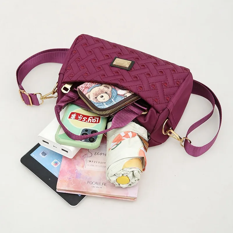 حقيبة كروس نسائية خفيفة الوزن من قماش أكسفورد ذات سعة كبيرة ومتعددة الوظائف وحقيبة كتف للسيدات #2