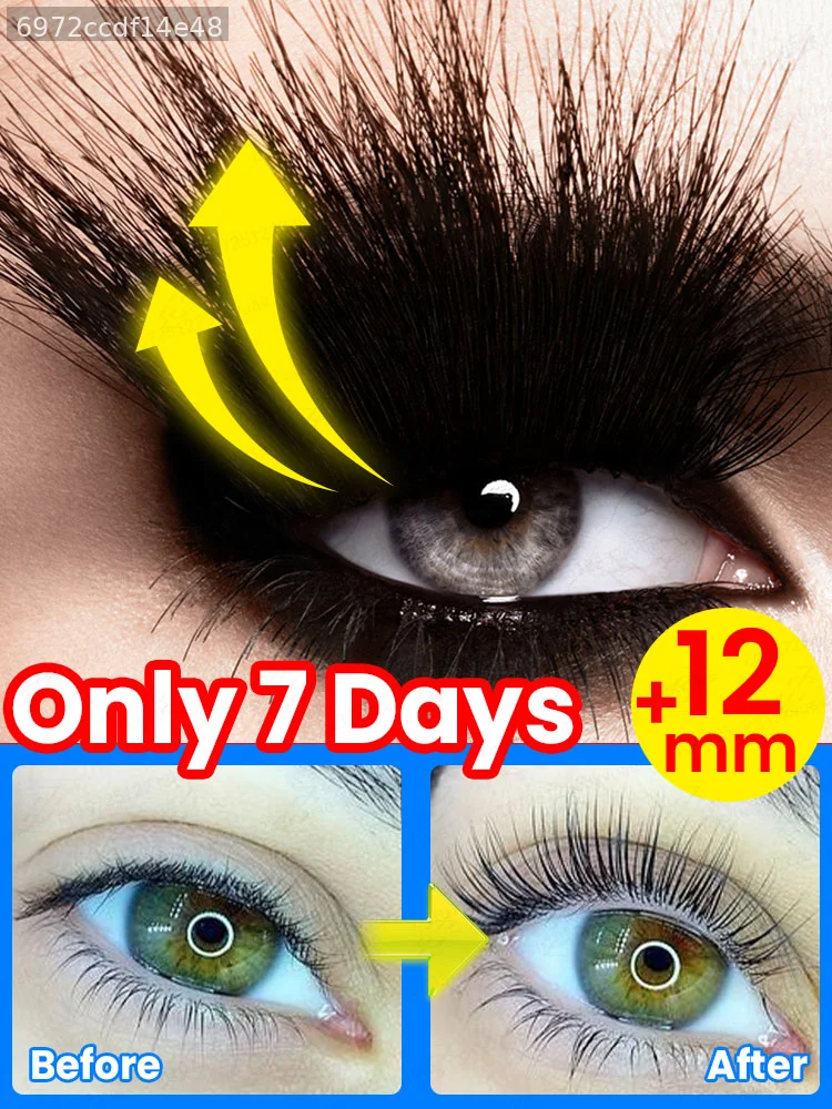 Eyelash Growth Serum Natural Eyelash Enhancer Longer Fuller Thicker Curling Lash Treatment Eye Care Products Makeup