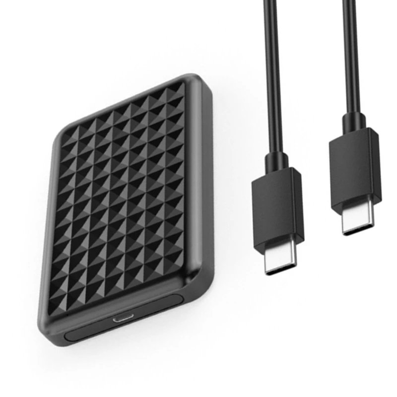 USB 3.1 Hard SSD External Enclosure Box 6Gbps Highly Speed For 2.5 Inch Serial Port SSD UASP Trim Supported