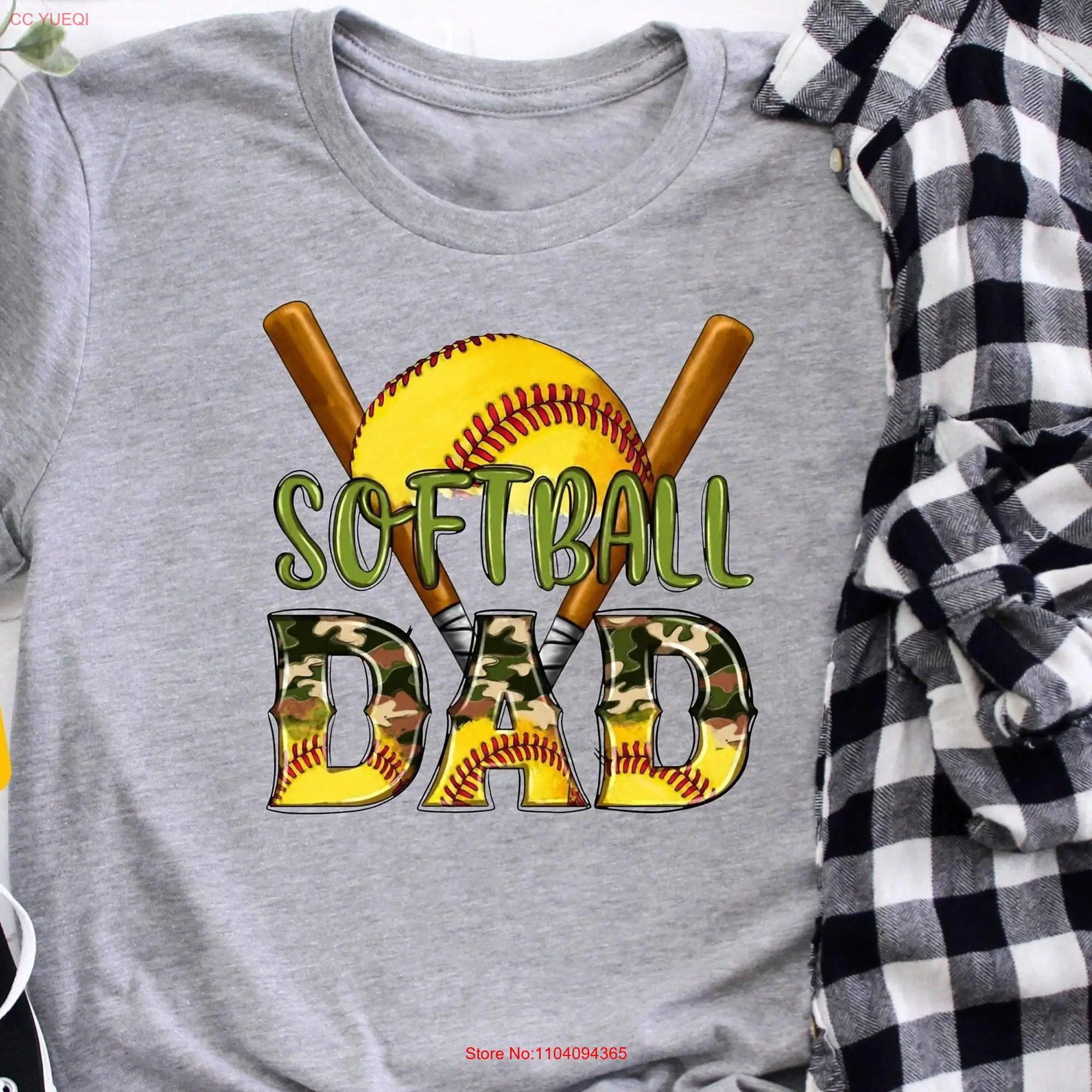 Softball Dad T Shirt Father's Day Best Lover Game New Sports long or short sleeves