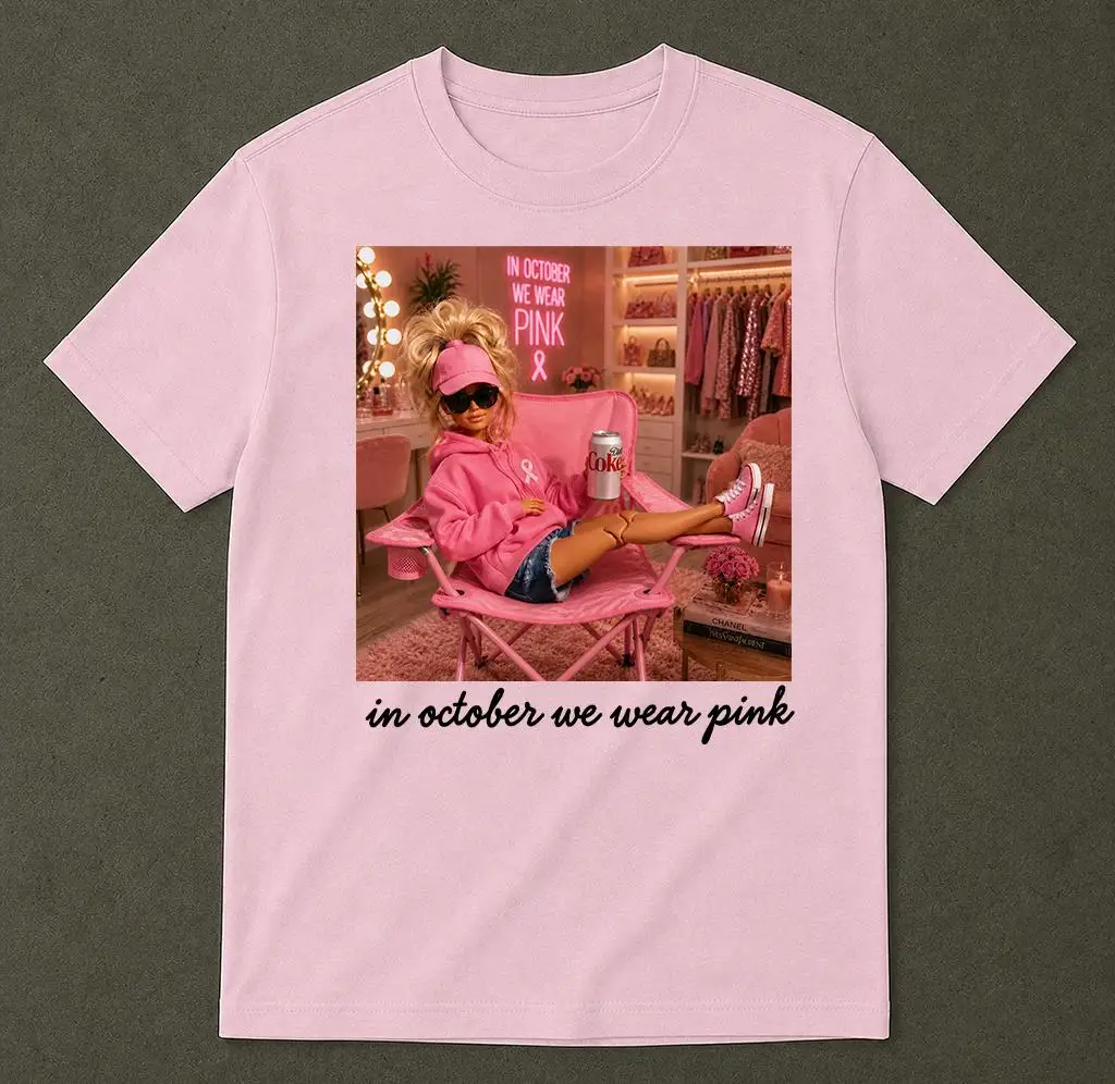 Breast Cancer Awareness Shirt, Funny Doll Face Drink Meme, Disgusted Retro Doll Shirt, Trendy Doll Face Sarcastic Shirt