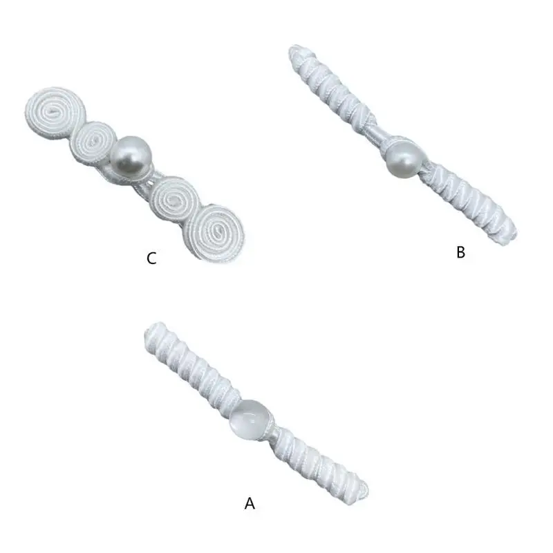 

652F китайский Cheongsam с жемчужной пуговицей, традиционный костюм, орнамент, шитье, застежка, пряжка для шитья своими руками,