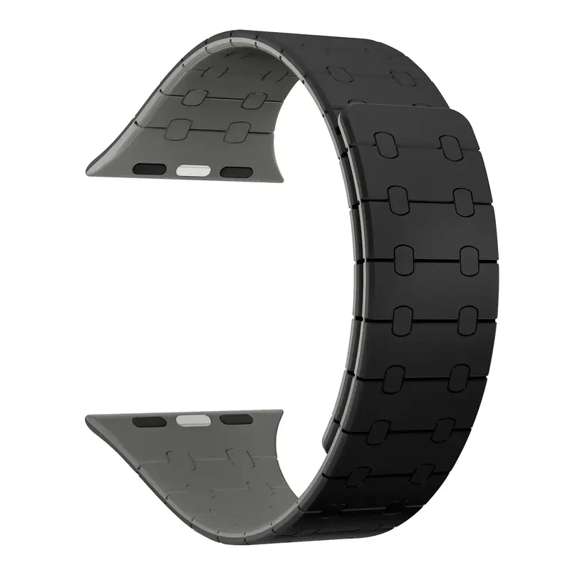 Magnetic Silicone Band for Apple Watch Ultra 3 2 49mm 44mm  46mm 42mm 40 41mm 45mm Strap Bracelet IWatch Series 11 10 9 8 7 6 SE - Image 9