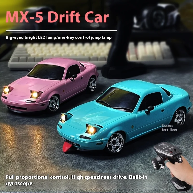 2024 New LD1804 Mazda Mx5 Premium Version Rc Drift Car Rc Cars With A Gyroscope Rear-Wheel Drive Toy Car Birthday Toys For Kid