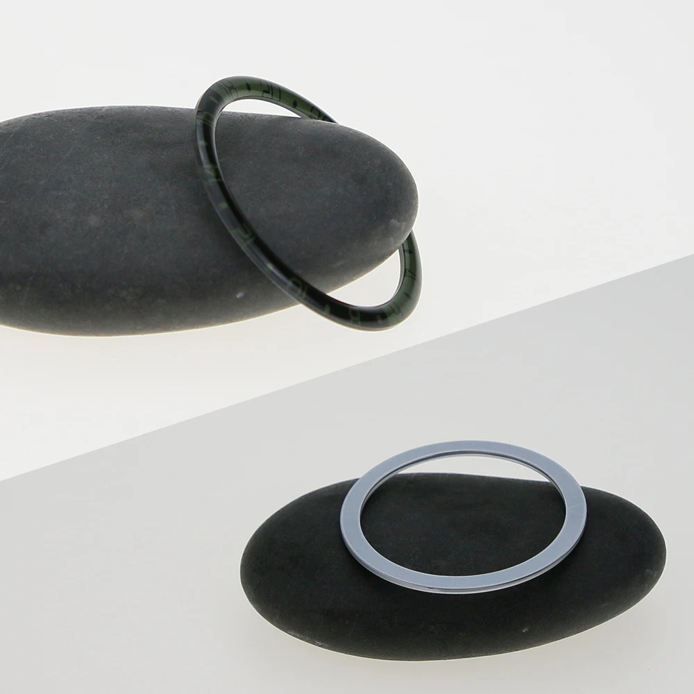 قبة الطباعة الزجاجية مع إدراج الحافة المسطحة ، GMT, 38 مللي متر, 31.6 مللي متر, SKX007