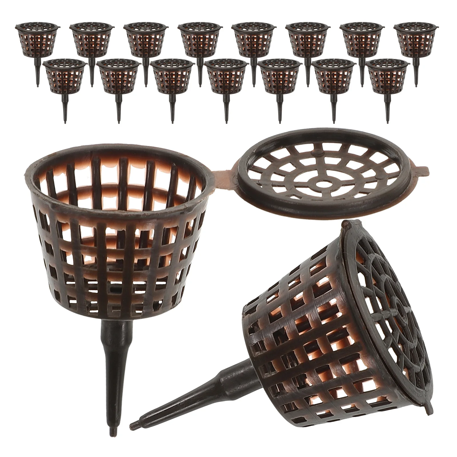 

20 Pcs Baskets Premium for Plants Bonsai chid Flower Small Container