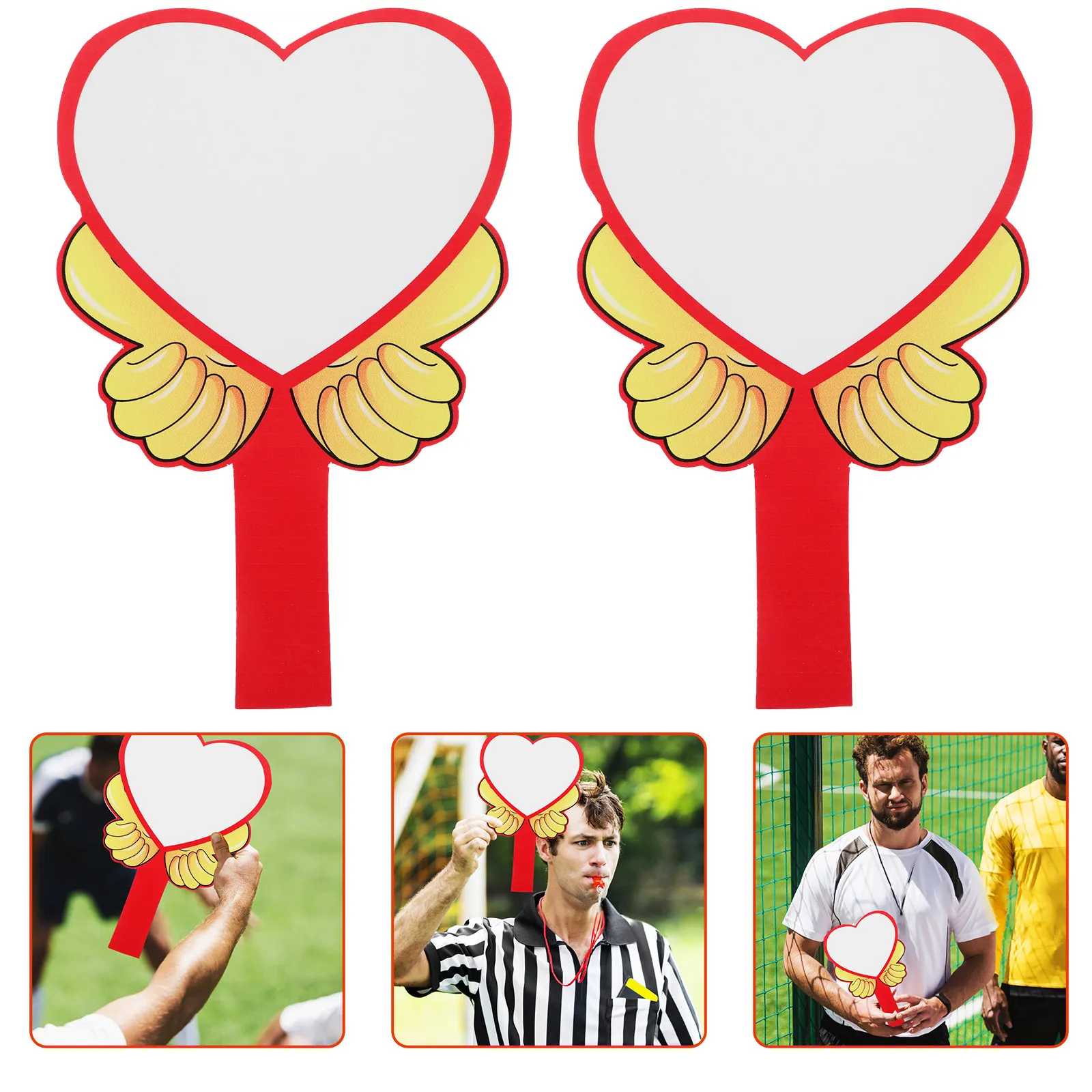 

Набор из 3 односторонних портативных досок для записей: белая доска для голосования, аукционов, оценок, многоразовая, сухостираемая