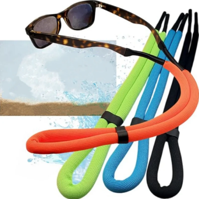 ISURE MARINE 4Pcs Diving Glasses Rope Adjustable Buoyancy Glasses Hanging Rope Drifting Surfing Glasses Hanging Neck Rope