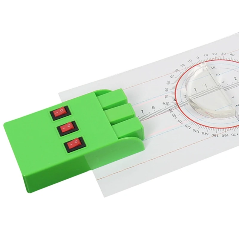 Three Way Parallel Lasers Light Source Set 10x6cm Physics Optics Equipment Dropship