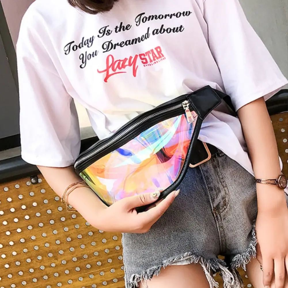 Bumbag Sport Fanny Pack Fishing Waist Packs Crossbody Phone Bag Woman Waist Packss Men Bag Shoulder Backpack Laser Fanny Pack