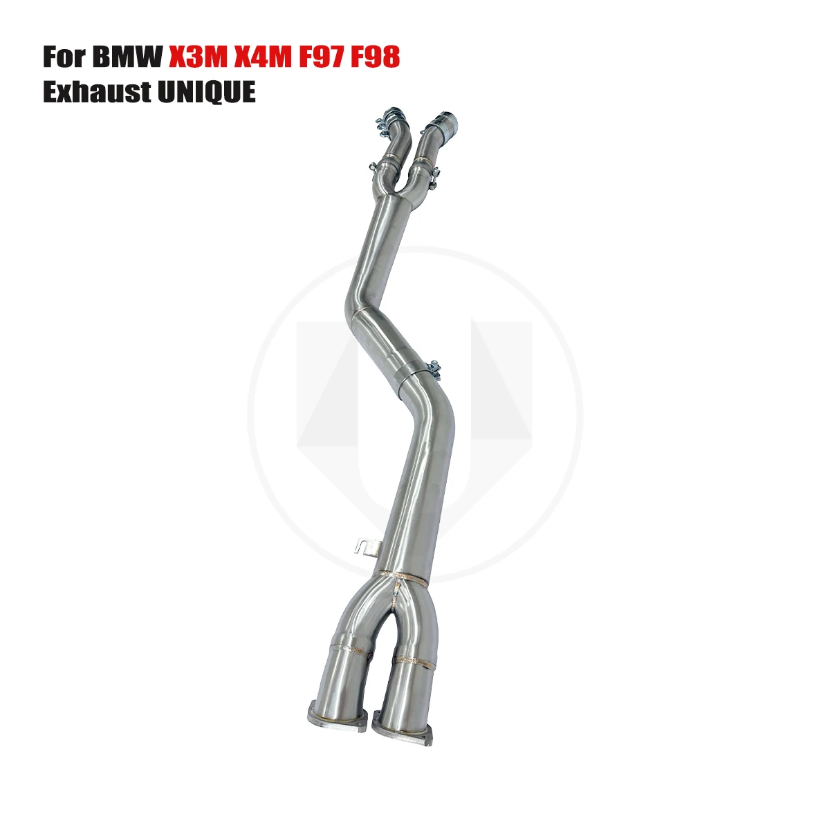 

UNIQUE for 2019-2023 BMW X3M X4M F97 F98 SS304 High Flow Quality Middle Pipe Exhaust Pipe for Cars