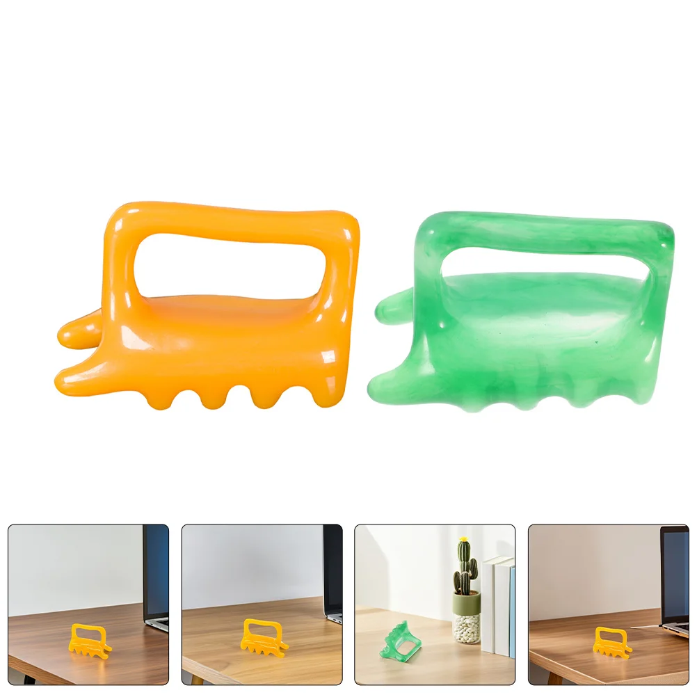 

2Pcs Dual Push Resin Massage Tools Beeswax Muscle Massager for Spine Waist Shoulder Home Office Travel Massage Tools for Back