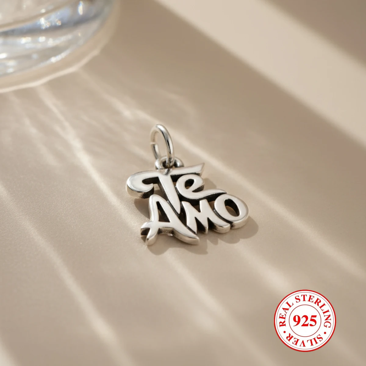 

1pc S925 sterling silver Letter DIY Pendant,TeAMo Unique and Retro style DIY pendant , for daily, party, and banquet decor