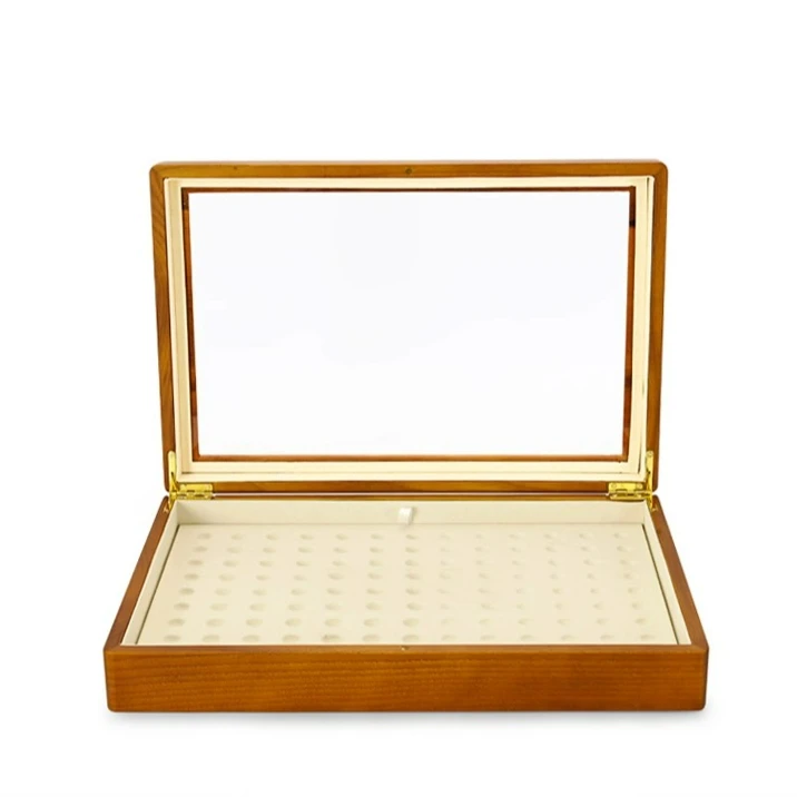 

Поднос для ювелирных изделий из цельного дерева, голый камень, голый бриллиант, культурные игрушки, поднос для просмотра кристаллов, поднос для хранения одиночных бусин