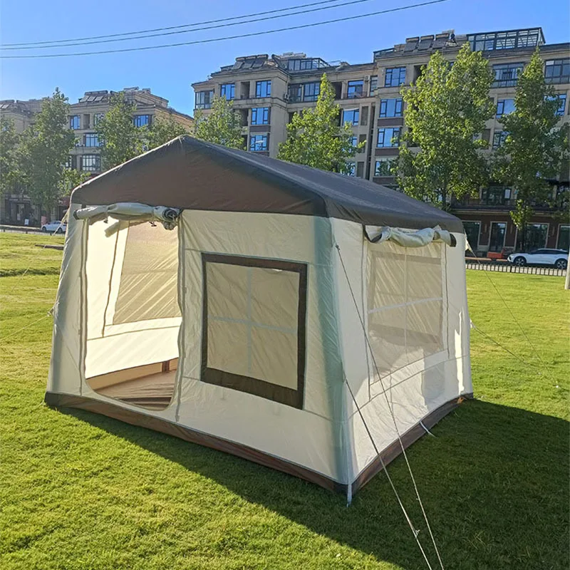 

Internet Celebratory Roof Inflatable Oxford Tent Outdoor Sunshade Rainproof Family Camping Portable Large Space Quick Opening