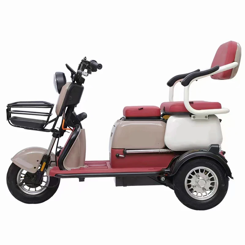 Factory New Style 3-Wheel Electric Tricycle Open/Closed Body Motorized Power Voltage CE Approved for Passengers