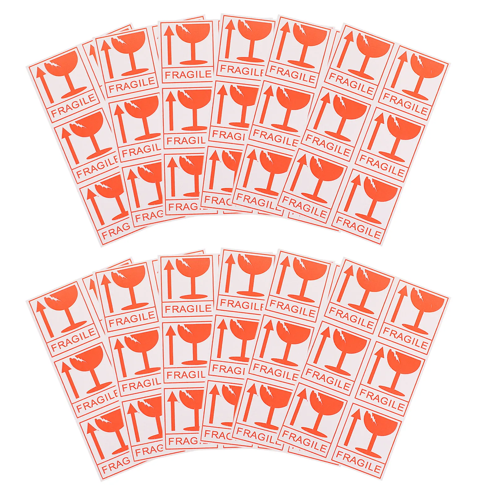 

258Pcs Fragile Stickers Self-Adhesive Warning Labels for Shipping Packaging Caution Up Fragile Stickers Strong Adhesive on
