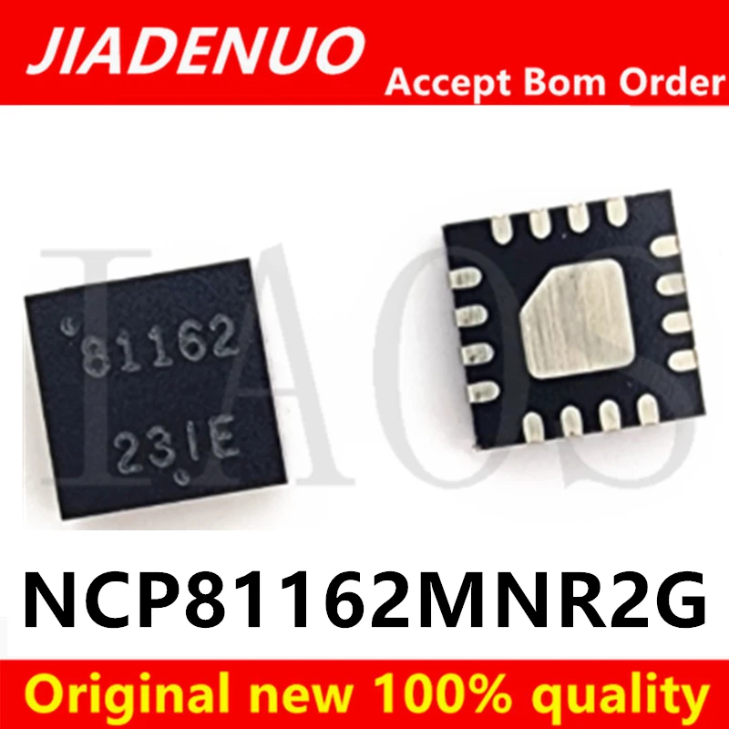 (5-10pcs) 100% New NCP81162MNR2G NCP81162 81162 QFN-16