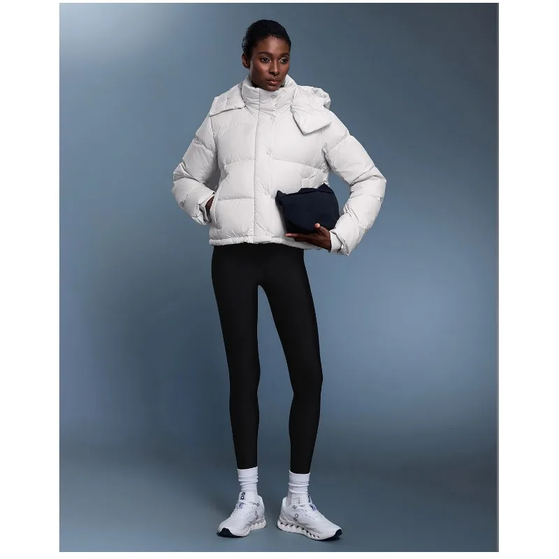 Stijl Outcoat 90-witte eendendons donsjack met capuchon voor dames Nieuwe winterstijl Winddicht Waterdicht verdikt warm broodjack