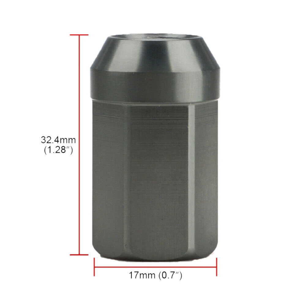 Écrous de roue m12x1, 5 boulons de roue en aluminium 1,5x17mm 7075-t6 titan 20St