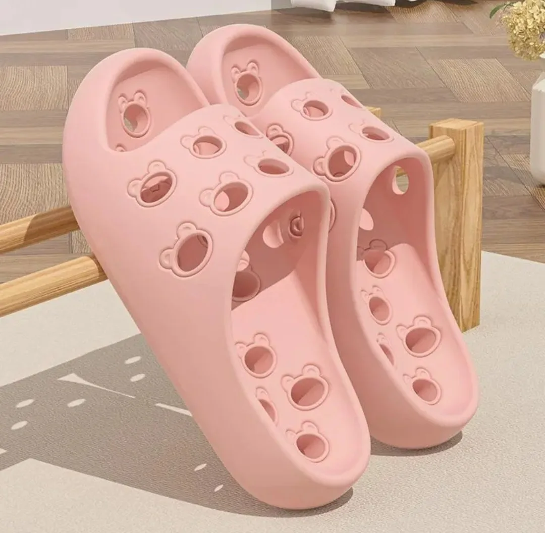 أحذية الحمام المنزلية المضادة للانزلاق عديمة الرائحة، صنادل منزلية داخلية للرجال، صنادل سريعة الجفاف للنساء #6