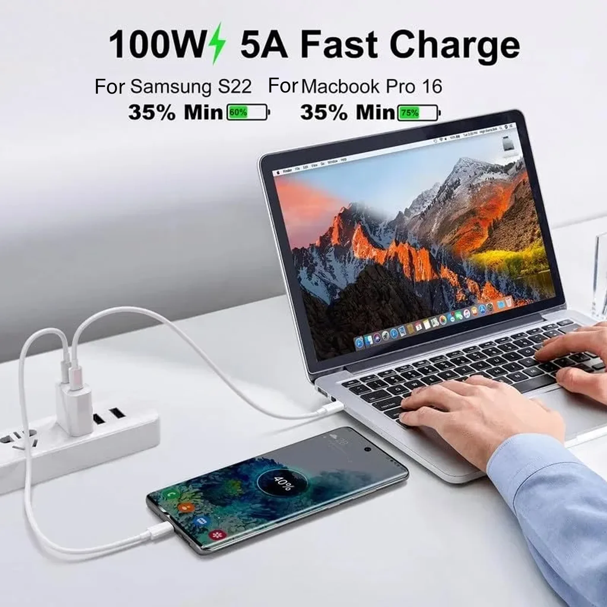 10Pcs 120W USB C Phone Cable For iPhone 16 15 17 Pro Max Plus Fast Charging Type-C Charge Braided Cables USB to Type C Data Line