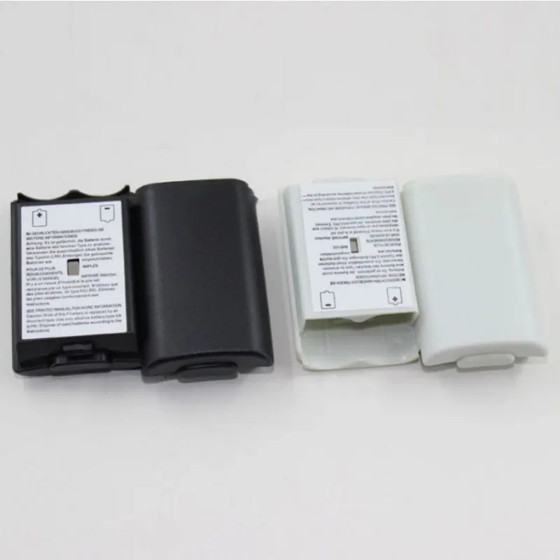 5/3/1 PCS XBOX 360 Wireless Controller Batterieabdeckung, schwarzes Batterieabdeckungs-Gehäuse-Set, kompatibel mit Microsof Xbox 360
