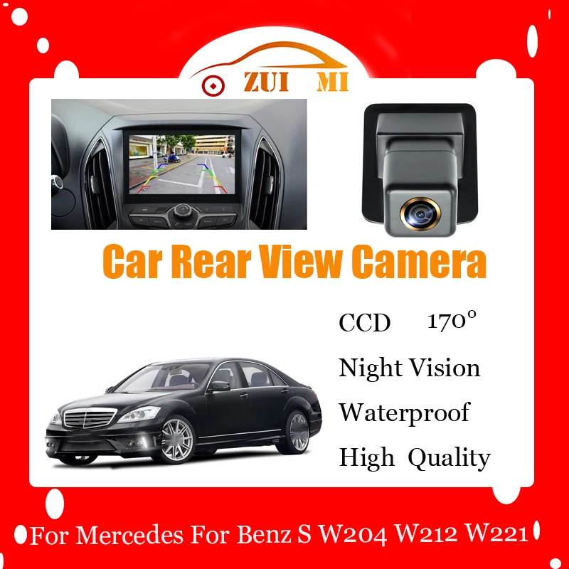 

For Mercedes For Benz S W204 W212 W221 Special Car Night Vision Rear View Camera Parking Assist Monitor