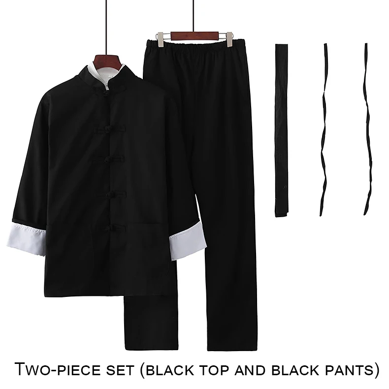 Ip Man Wing Chun Kung Fu Uniform, Chinese Style Linen Cotton Tang Suit for Taekwondo & Traditional Martial Arts Practice - Image 5