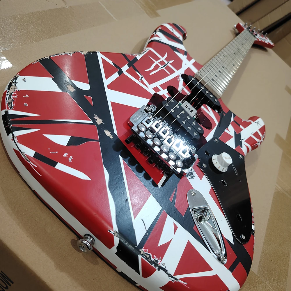 

In stock K ramer Red Black Heavy Duty relic electric guitar, need more pictures Contact seller, fast shipping