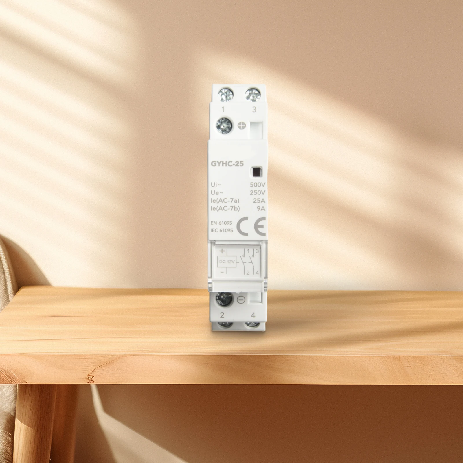 2P Circuit Control Household DC Contactor Low Power Consumption For Electrical Systems Flame Retardant Contactor Design