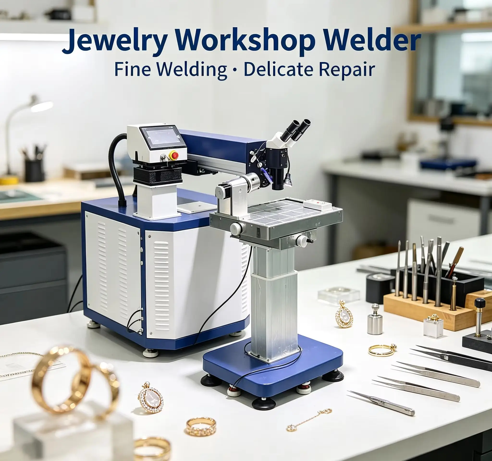 YAG Laser Spot Welder Built‑in Water Chiller Jewelry Repair Machine For Gold Chain Pendant Bangle Soldering Work
